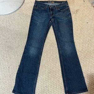 American eagle low rise flare jeans
